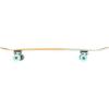 image:imageRetrospec Zed Pintail amp Cruiser Longboard Adult Skateboard  44in Bamboo amp Canadian Maple Deck with ABEC7 Bearings 70mm PU Wheels for Commuting amp CarvingAqua Fishtail