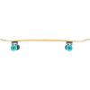 image:imageRetrospec Zed Pintail amp Cruiser Longboard Adult Skateboard  44in Bamboo amp Canadian Maple Deck with ABEC7 Bearings 70mm PU Wheels for Commuting amp CarvingAqua Pipeline