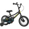 image:imageRetrospec Koda Plus Kids Bike for Boys amp Girls Ages 23 Years  12 Childrens Bicycle Adjustable Seat amp Handlebars Removable Training Wheels Front Hand Brakes Rear Coaster Brake amp Safety BellBlack Neon