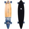 image:imageRetrospec Zed Pintail amp Cruiser Longboard Adult Skateboard  44in Bamboo amp Canadian Maple Deck with ABEC7 Bearings 70mm PU Wheels for Commuting amp CarvingNavy Paisley