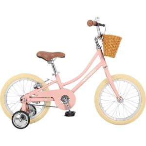 image:imageRetrospec Beaumont Mini 16in Kids Bike with Training Wheels amp Basket  Beginner Bicycle for 46 Year Olds LowProfile Frame VBrakes amp Safety BellBlush