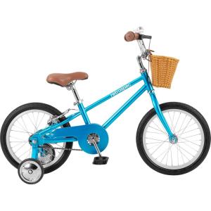 image:imageRetrospec Beaumont Mini 16in Kids Bike with Training Wheels amp Basket  Beginner Bicycle for 46 Year Olds LowProfile Frame VBrakes amp Safety BellCosmic Blue