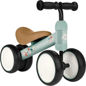 image:imageRetrospec Cricket Baby Balance Bike 4Wheel RideOn Toy for Ages 1224 Months  First Bike amp Toddler Bike for 1 Year Old Boys amp Girls First Birthday GiftMatcha Bloom