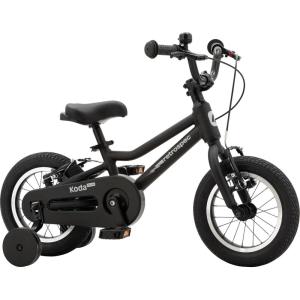 image:imageRetrospec Koda Plus Kids Bike for Boys amp Girls Ages 23 Years  12 Childrens Bicycle Adjustable Seat amp Handlebars Removable Training Wheels Front Hand Brakes Rear Coaster Brake amp Safety BellMatte Black