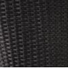 image:imageCane Woven Rectangular Toto Basket with Authentic Leather Straps and Brass BucklesBlack
