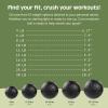 image:imageCore Weighted Medicine Ball 4 6 8 10 12 14 16 20 25 30 lbs Soft Touch Vegan Leather with Sturdy Grip for Strength Training Recovery Balance Exercises and Other FullBody WorkoutsBlack