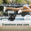 image:imageCore Weighted Medicine Ball 4 6 8 10 12 14 16 20 25 30 lbs Soft Touch Vegan Leather with Sturdy Grip for Strength Training Recovery Balance Exercises and Other FullBody WorkoutsBlack