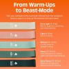 image:imageRetrospec Activate Resistance Loop Band Set for Working Out Home Fitness Toning Stretching amp Exercise  Lightweight amp Portable for Men amp WomenSmoothie
