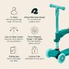 image:imageRetrospec Chipmunk Plus Kids Kick Scooter 3 Years  Height Adjustable 3 Wheel Scooters  Learn to Steer Foldable Seat LED Lights amp NoSlip DeckBlue Ridge