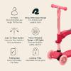 image:imageRetrospec Chipmunk Plus Kids Kick Scooter 3 Years  Height Adjustable 3 Wheel Scooters  Learn to Steer Foldable Seat LED Lights amp NoSlip DeckBubblegum