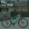image:imageRetrospec EverythingBin HeavyDuty Steel eBike Rear Basket with WaterResistant Liner  Large Capacity Cargo Carrier for Electric Bikes 13x18x57No Liner