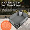 image:imageRetrospec EverythingBin HeavyDuty Steel eBike Rear Basket with WaterResistant Liner  Large Capacity Cargo Carrier for Electric Bikes 13x18x57With Liner