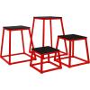 image:imageRetrospec Leap Plyo Box Jump Platforms for Home Gym Plyometric Jumping Strength Training amp Jump Box Exercise 12 18 24 30 and Full Set for Men and WomenRed