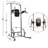 image:imageRetrospec Power Tower for Functional Fitness Home Gym Strength Trainer PadsBlack Pads