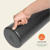 image:imageRetrospec Relief Foam Roller 18 amp 36 HighDensity EPP Extra Firm Round Foam Roller for Exercise Massage Yoga Pilates and Post Workout Muscle RecoveryBlack