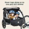 image:imageRetrospec Rover Kids Bicycle Trailer Single and Double Passenger Childrens FoldableBlack