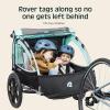 image:imageRetrospec Rover Kids Bicycle Trailer Single and Double Passenger Childrens FoldableBlue Ridge