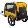 image:imageRetrospec Rover Waggin Pet and Dog Bike Trailer with WeatherResistant Canopy amp Mesh Shield  Foldable Frame 16in Wheels with Storage Pouch amp Internal Safety Leash Supports up to 50 lbsSun