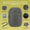 image:imageRetrospec Sidekick Single amp Dual Pannier Bike Bag  Waterproof Commuter Pannier with Laptop Sleeve Reflective Rain Cover amp Carry Strap  EcoFriendly 600D rPET  17 Large CapacitySingle