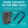 image:imageRetrospec Sidekick Single amp Dual Pannier Bike Bag  Waterproof Commuter Pannier with Laptop Sleeve Reflective Rain Cover amp Carry Strap  EcoFriendly 600D rPET  17 Large CapacitySingle