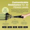 image:imageRetrospec Train Resistance Bands Set for Working Out  5 Stackable Bands Handles amp Door Anchor  Portable Fitness Equipment for Physical Therapy amp Yoga Includes Carry BagUndertow