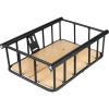 image:imageRetrospec Tote amp Tote Plus Ebike Basket Lightweight Aluminum Front Basket for Electric BikesBlack