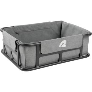 image:imageRetrospec EverythingBin HeavyDuty Steel eBike Rear Basket with WaterResistant Liner  Large Capacity Cargo Carrier for Electric Bikes 13x18x57With Liner