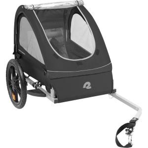 image:imageRetrospec Rover Kids Bicycle Trailer Single and Double Passenger Childrens FoldableBlack