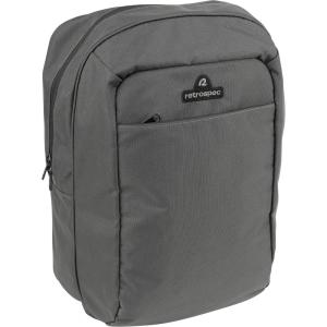 image:imageRetrospec Sidekick Single amp Dual Pannier Bike Bag  Waterproof Commuter Pannier with Laptop Sleeve Reflective Rain Cover amp Carry Strap  EcoFriendly 600D rPET  17 Large CapacitySingle