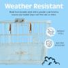 image:imageRetrospec Apollo Detachable Front Bike Basket Steel HalfMesh with Integrated Detachable Hooks and BuiltIn Handle Easy Assembly and Portability for BicyclesCool Mint