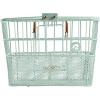 image:imageRetrospec Apollo Detachable Front Bike Basket Steel HalfMesh with Integrated Detachable Hooks and BuiltIn Handle Easy Assembly and Portability for BicyclesMatcha