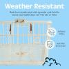 image:imageRetrospec Apollo Detachable Front Bike Basket Steel HalfMesh with Integrated Detachable Hooks and BuiltIn Handle Easy Assembly and Portability for BicyclesEggshell