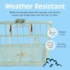 image:imageRetrospec Apollo Detachable Front Bike Basket Steel HalfMesh with Integrated Detachable Hooks and BuiltIn Handle Easy Assembly and Portability for BicyclesMatcha