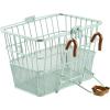 image:imageRetrospec Apollo Detachable Front Bike Basket Steel HalfMesh with Integrated Detachable Hooks and BuiltIn Handle Easy Assembly and Portability for BicyclesMatcha