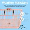 image:imageRetrospec Apollo Detachable Front Bike Basket Steel HalfMesh with Integrated Detachable Hooks and BuiltIn Handle Easy Assembly and Portability for BicyclesBlush