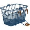 image:imageRetrospec Apollo Detachable Front Bike Basket Steel HalfMesh with Integrated Detachable Hooks and BuiltIn Handle Easy Assembly and Portability for BicyclesNavy