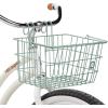 image:imageRetrospec ApolloLite LiftOff Bike Basket  Detachable Steel Handlebar Basket with Carrying Handle for Commuting Shopping amp Beach Trips  145in x 95in WeatherResistant Biking GearMatcha