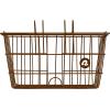 image:imageRetrospec ApolloLite LiftOff Bike Basket  Detachable Steel Handlebar Basket with Carrying Handle for Commuting Shopping amp Beach Trips  145in x 95in WeatherResistant Biking GearBrown