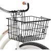 image:imageRetrospec ApolloLite LiftOff Bike Basket  Detachable Steel Handlebar Basket with Carrying Handle for Commuting Shopping amp Beach Trips  145in x 95in WeatherResistant Biking GearBlack
