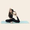 image:imageRetrospec Laguna 5mm Yoga Mat  Fitness Mat for Women Men amp Children SlipResistant and Moisture Absorbing Exercise Mat for Home Pilates Yoga and Floor WorkoutsBlue Ridge