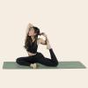 image:imageRetrospec Laguna 5mm Yoga Mat  Fitness Mat for Women Men amp Children SlipResistant and Moisture Absorbing Exercise Mat for Home Pilates Yoga and Floor WorkoutsSage