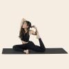 image:imageRetrospec Laguna 5mm Yoga Mat  Fitness Mat for Women Men amp Children SlipResistant and Moisture Absorbing Exercise Mat for Home Pilates Yoga and Floor WorkoutsBlack