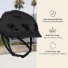 image:imageRetrospec Lennon Adult Bike Helmet with LED Safety Light Adjustable Dial amp Removable Visor  Adjustable Bicycle Cycling Helmet for Men amp WomenMatte Black