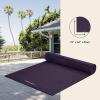 image:imageRetrospec Pismo Yoga Mat wNylon Strap for Men amp Women  Non Slip Exercise Mat for Yoga Pilates Stretching Floor amp Fitness Workouts 5mm Thick Easy to CleanEggplant