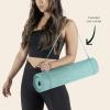 image:imageRetrospec Pismo Yoga Mat wNylon Strap for Men amp Women  Non Slip Exercise Mat for Yoga Pilates Stretching Floor amp Fitness Workouts 5mm Thick Easy to CleanBlue Lagoon