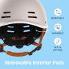 image:imageRetrospec Remi Adult Bike Helmet for Men amp Women  Bicycle Helmet for Commuting Road Biking Skating with Adjustable DialMatte Bone With Adjustable Dial