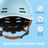 image:imageRetrospec Remi Adult Bike Helmet for Men amp Women  Bicycle Helmet for Commuting Road Biking Skating with Adjustable DialMatte Cool Mint With Adjustable Dial