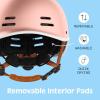 image:imageRetrospec Remi Adult Bike Helmet for Men amp Women  Bicycle Helmet for Commuting Road Biking Skating with Adjustable DialRose Gold With Adjustable Dial