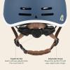 image:imageRetrospec Remi Kids Bike Helmet with Builtin Sun Visor  Adjustable Youth amp Toddler Safety Gear for Cycling Skating amp Scooters  11 Air Vents Washable Padding amp Reflective StrapsMatte Navy