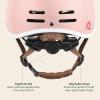 image:imageRetrospec Remi Kids Bike Helmet with Builtin Sun Visor  Adjustable Youth amp Toddler Safety Gear for Cycling Skating amp Scooters  11 Air Vents Washable Padding amp Reflective StrapsBlush